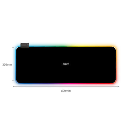 Laser RGB LED Gaming Mouse Pad Extra Large