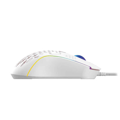 White RGB Gaming Mouse – Lightweight High DPI