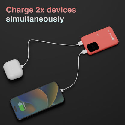 ChargeCore SafeCharge Max 5K - Sunset Coral