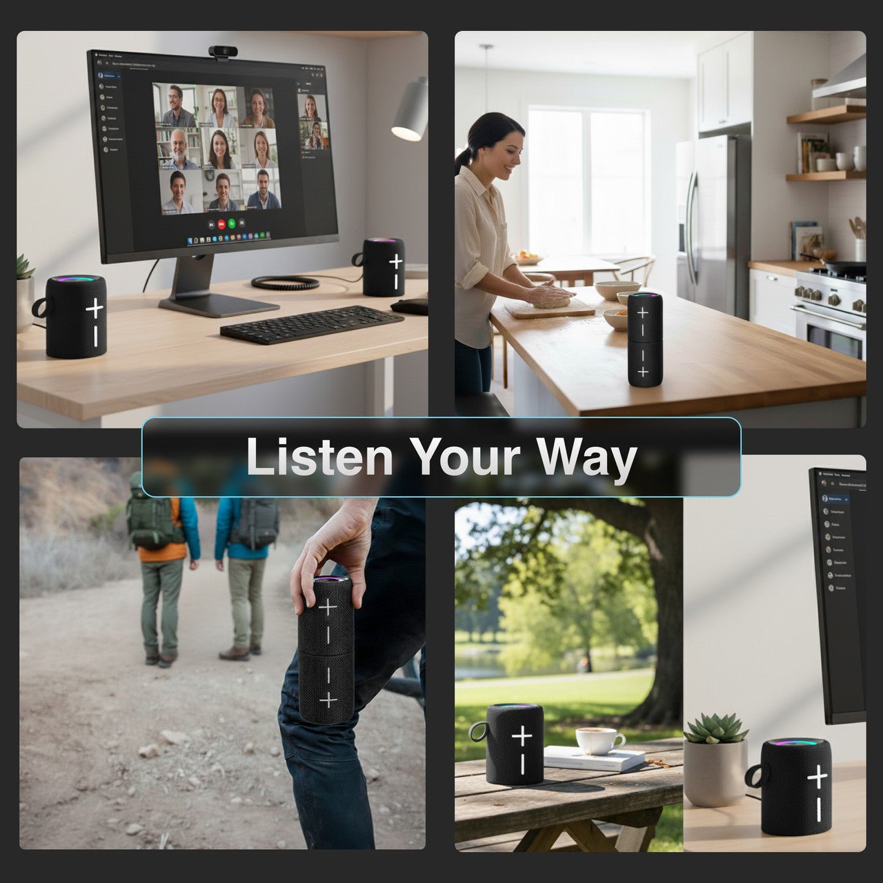 Laser Magnetic Bluetooth Pill Speaker 5W – Black