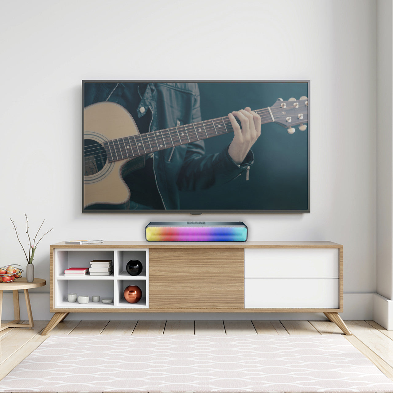 Laser RGB Bluetooth Gaming Soundbar Black