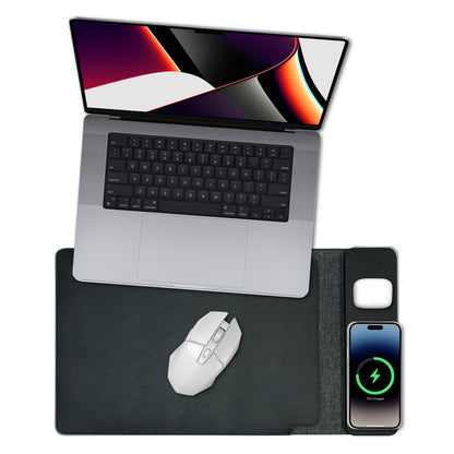 Laser Wireless Charging Laptop Sleeve Up to 16 Inch Black