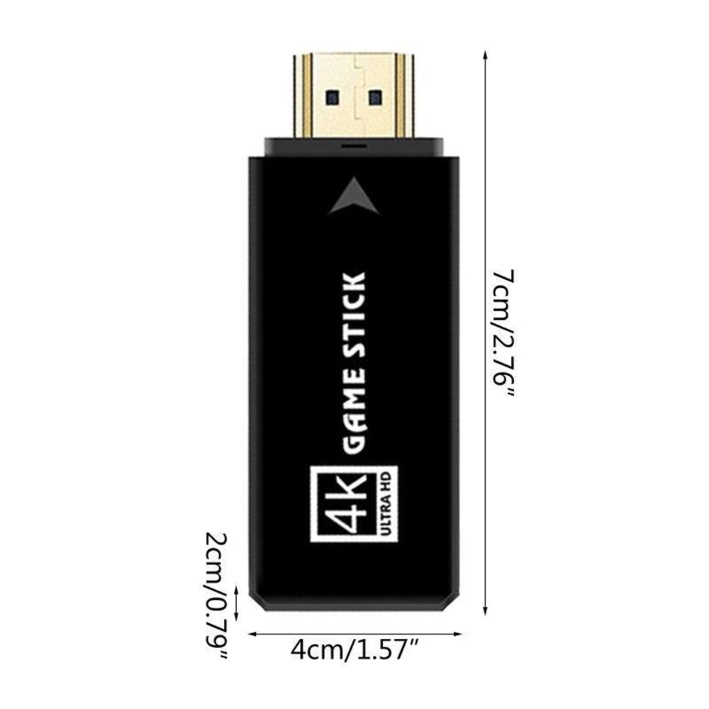 64G 15000+ Retro Video Game Console Stick – 2 Wireless Controllers