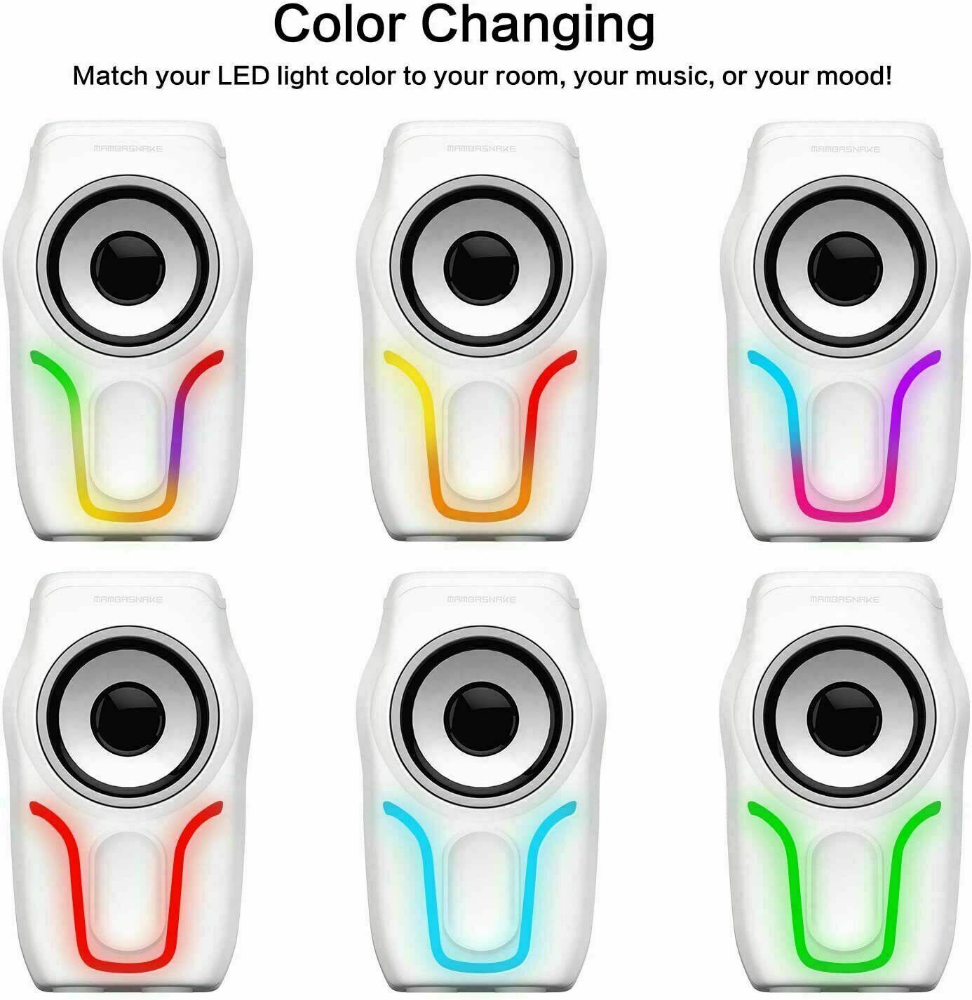 Wired Mini Gaming Speakers with 3.5mm, Portable Computer Mini Speakers for Music