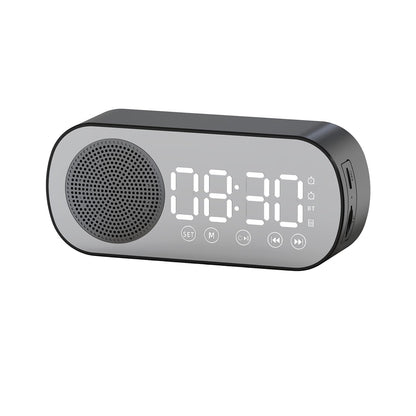 Wireless Bluetooth Speaker Alarm Clock Music Radio Player Timer Hands-Free Calling