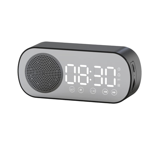 Wireless Bluetooth Speaker Alarm Clock Music Radio Player Timer Hands-Free Calling