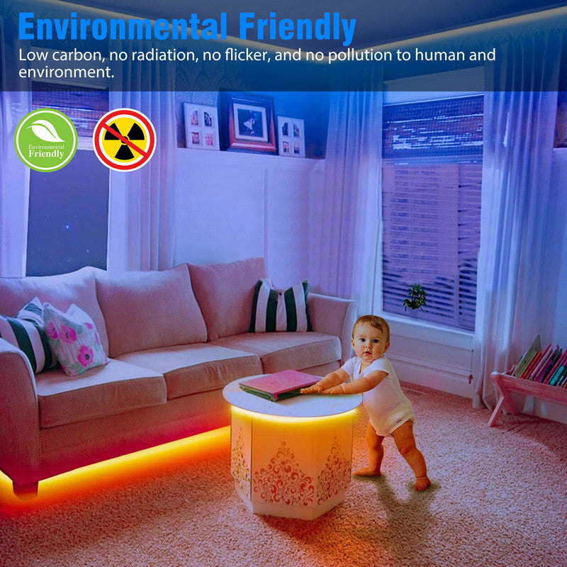 Waterproof 12V RGB 5M 3528 300 LED Strips Lights 44 Keys Controller