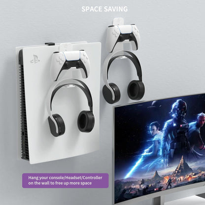 Wall Bracket & Storage Hook for PS5 – Mount & Organize