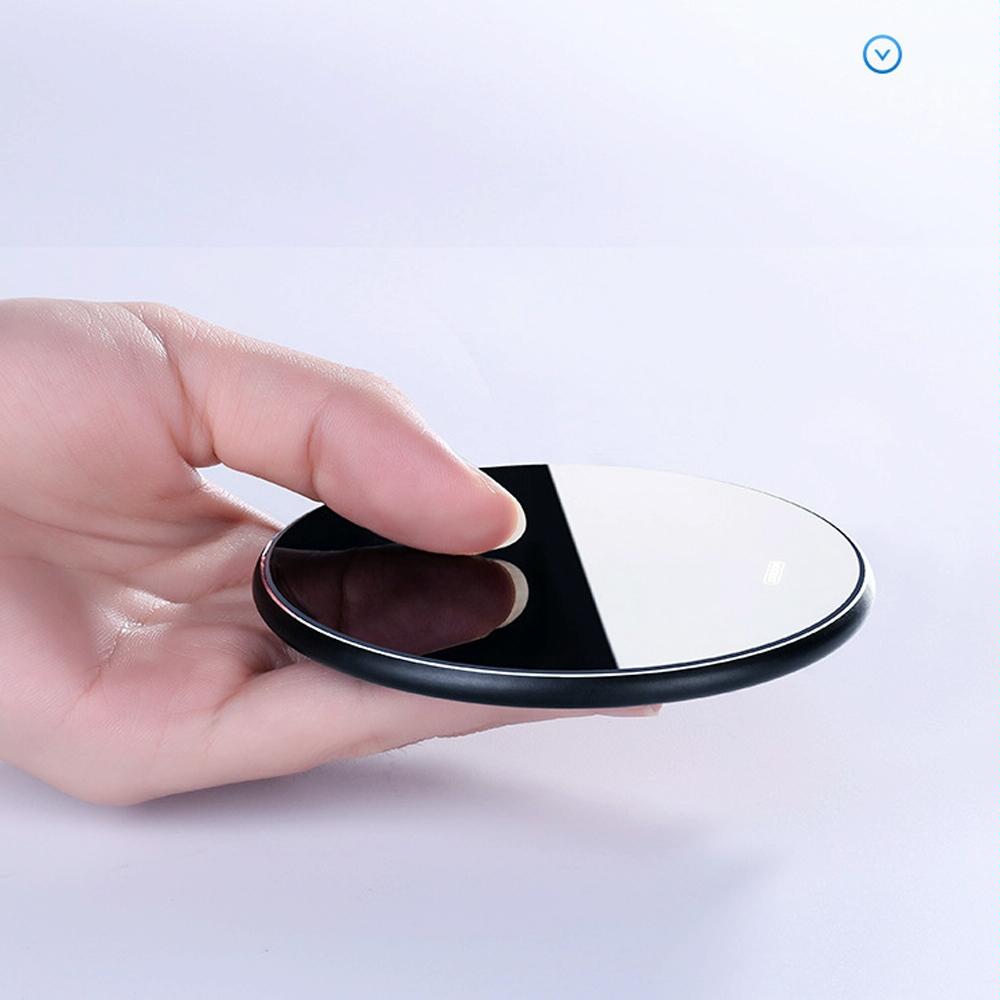 Ultra Thin Wireless Charger For Mobile Phones - Black & White