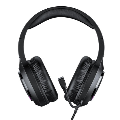Rgb Gaming Headset With Mic 2.2M Cable Black