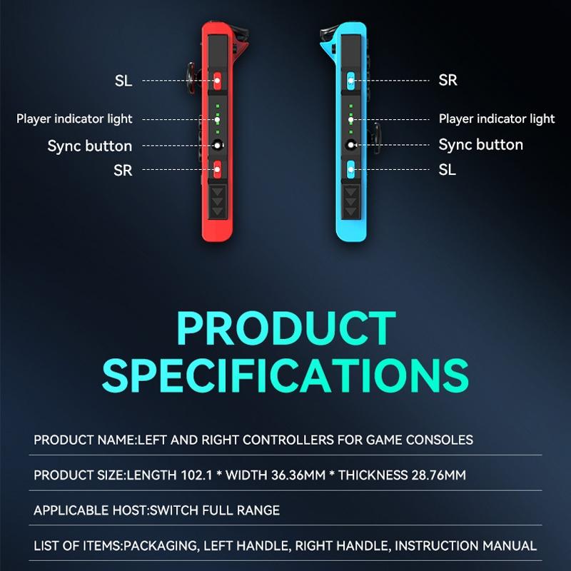 Nintendo Switch Gamepad with RGB Lights – Wireless