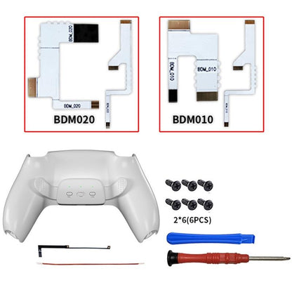 Customizable Dual Back Clip for Ps5 - White Diy Kit