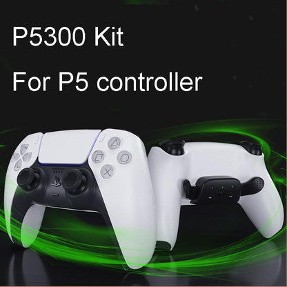Customizable Dual Back Clip for Ps5 - White Diy Kit