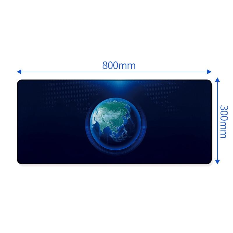 Large Anti‑Skid Gaming Mouse Pad 800×300mm – Earth