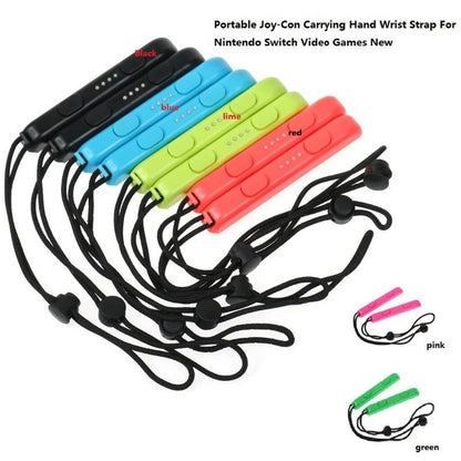Joy Con Wrist Lanyard Pair for Nintendo Switch - Blue & Red