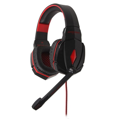 2.2M Gaming Headset With Mic & Led Red