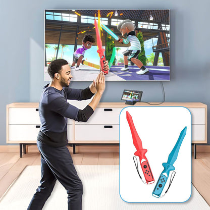 18-in-1 Motion-Sensing Sports Kit for Gaming Consoles - Tennis, Golf, and Fitness Accessories