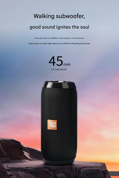 Portable Bluetooth Speaker - HiFi 360 Degree Audio Wireless Mini Speaker, Support Hands-free Calling