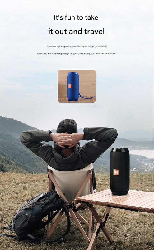 Portable Bluetooth Speaker - HiFi 360 Degree Audio Wireless Mini Speaker, Support Hands-free Calling