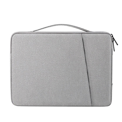 Grey & Navy Blue 360° Protective Laptop & Tablet Sleeve with Accessory Organizer - Water-Repellent Carrying Case