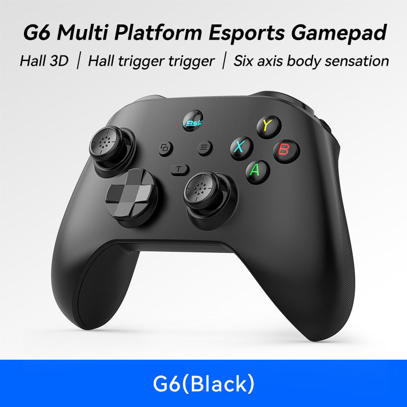 G6 Pro Wireless Gaming Controller - Hall Joysticks & Triggers, Multi-Platform, Six-Axis Gyro, Turbo & Macro(black)