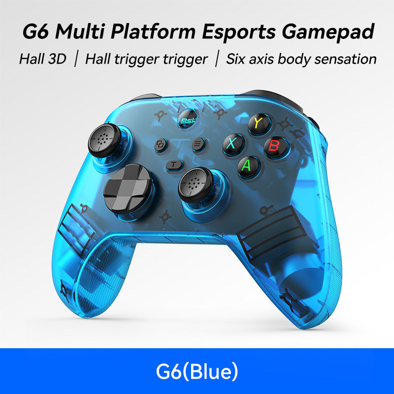 G6 Pro Wireless Gaming Controller - Hall Joysticks & Triggers, Multi-Platform, Six-Axis Gyro, Turbo & Macro(grey)