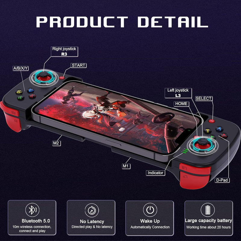 Portable Telescopic Mobile Game Controller