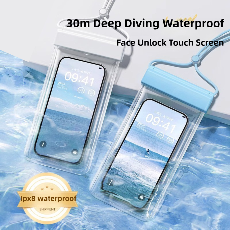 3-Pack IPX8 Waterproof Phone Pouch – Universal Touch
