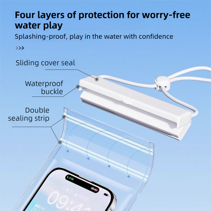 3-Pack IPX8 Waterproof Phone Pouch – Universal Touch