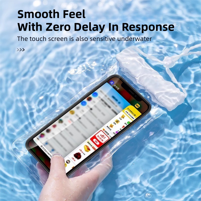 3-Pack IPX8 Waterproof Phone Pouch – Universal Touch