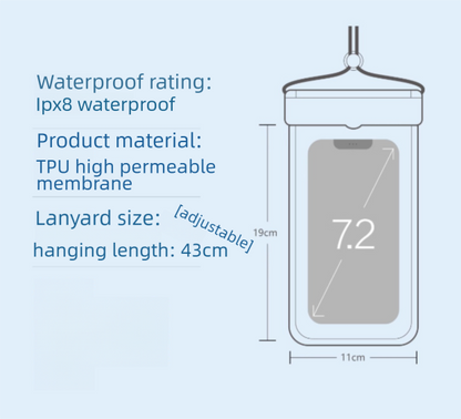 3-Pack IPX8 Waterproof Phone Pouch – Universal Touch