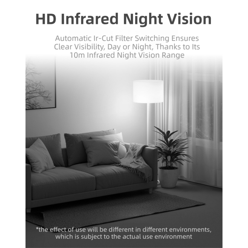 1080P Wireless WiFi Security Camera with Night Vision